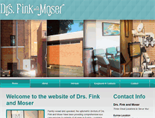 Tablet Screenshot of drsfinkandmoser.com